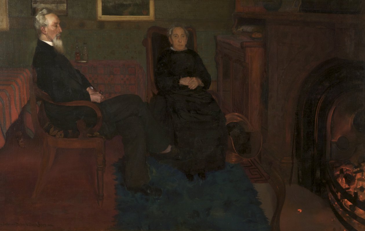 Min far og mor, 1884 av William Edward Stott