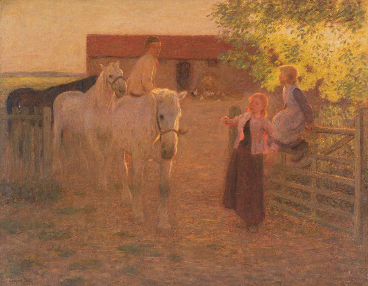 Den gamle porten, ca. 1896 (olje på lerret) av William Edward Stott