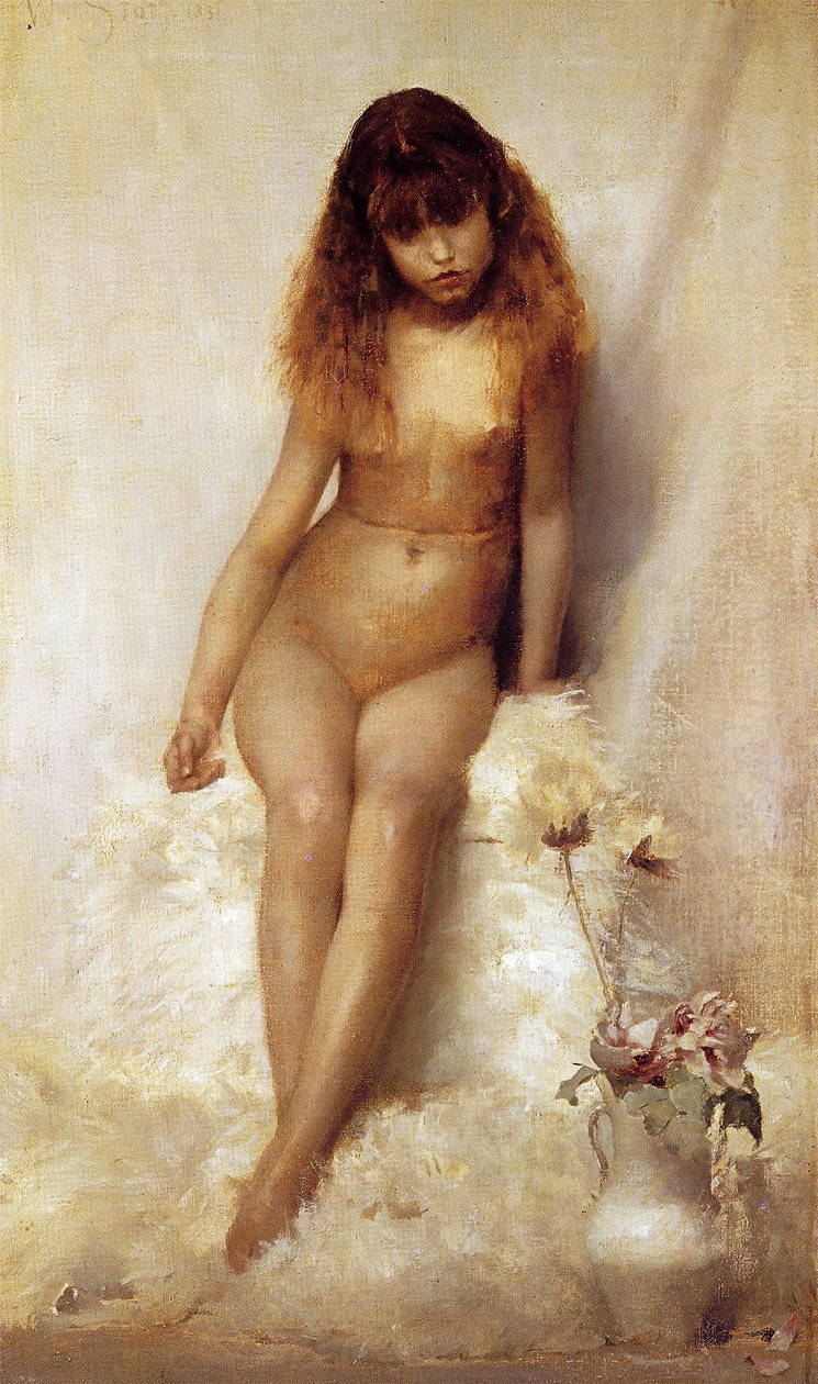 Villblomst, 1881 av William Edward Stott