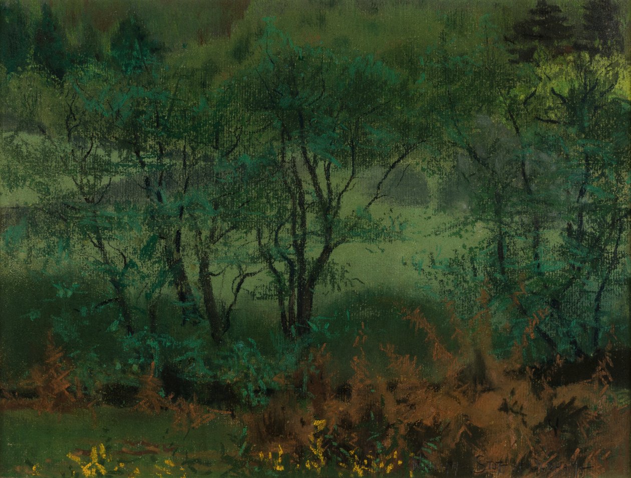 Woodland Scene, Brantrake av William Edward Stott