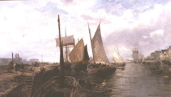 Bristol Docks av William Edward Webb