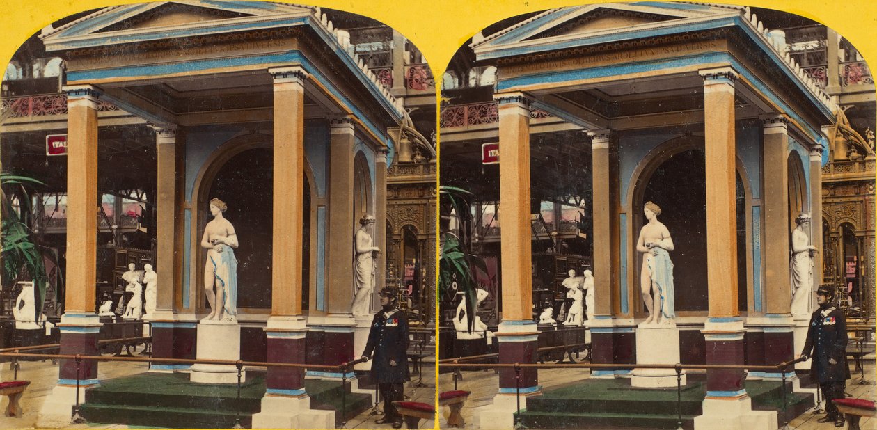 86 stereografiske visninger av den internasjonale utstillingen fra 1862, 1862. av William England