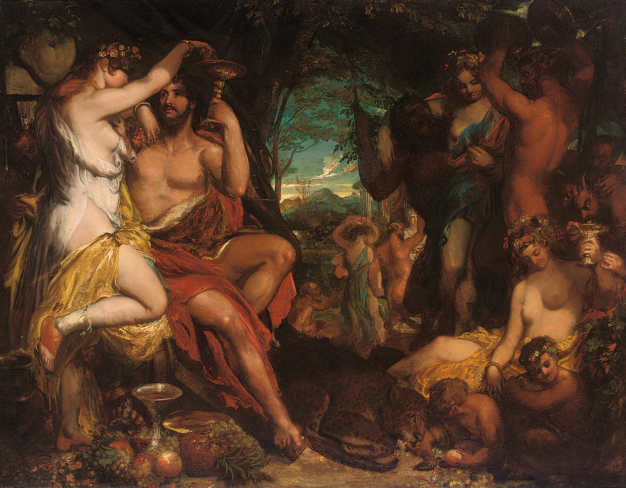 En Bacchanalian Revel av William Etty