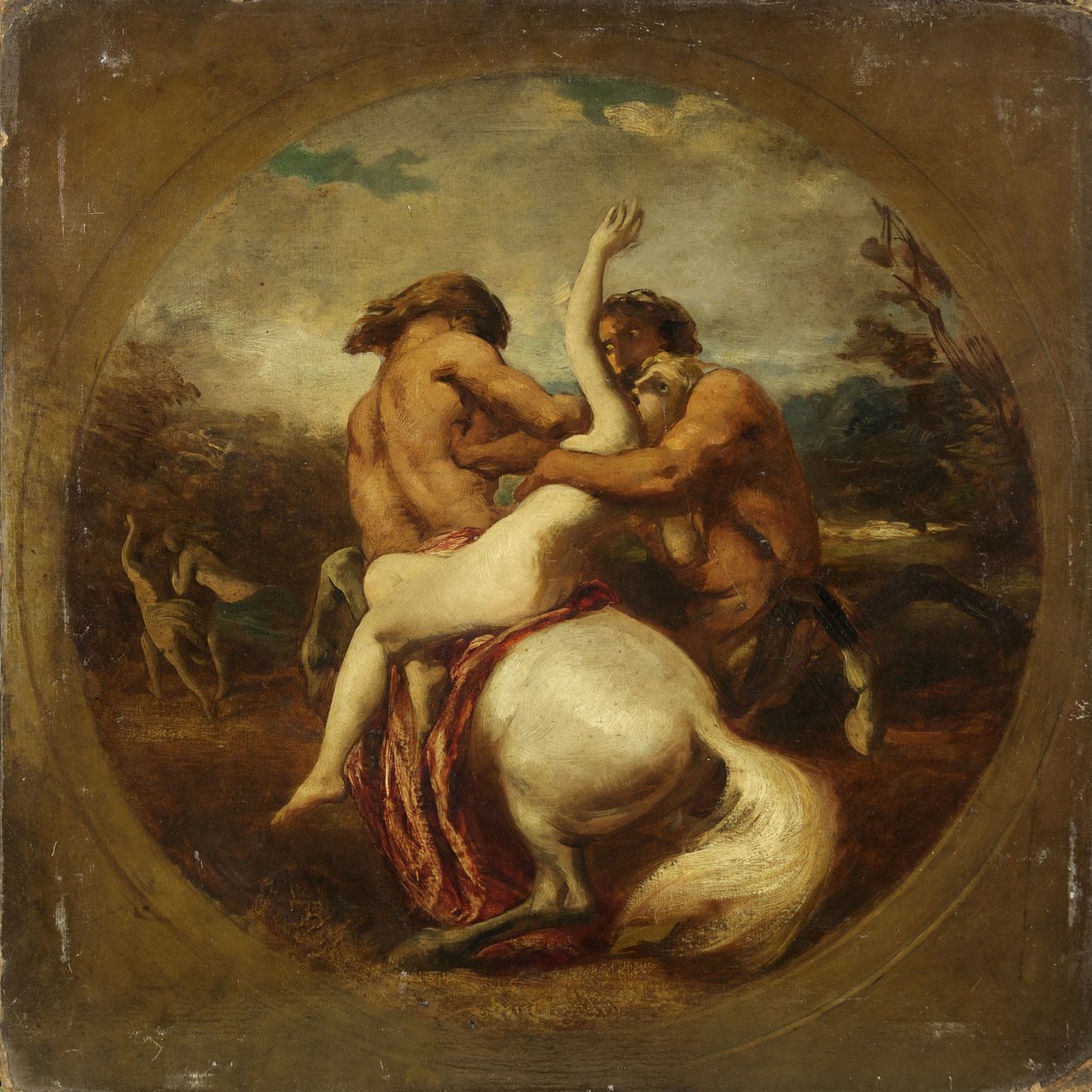Kentaurer og nymfer (olje på papp) av William Etty