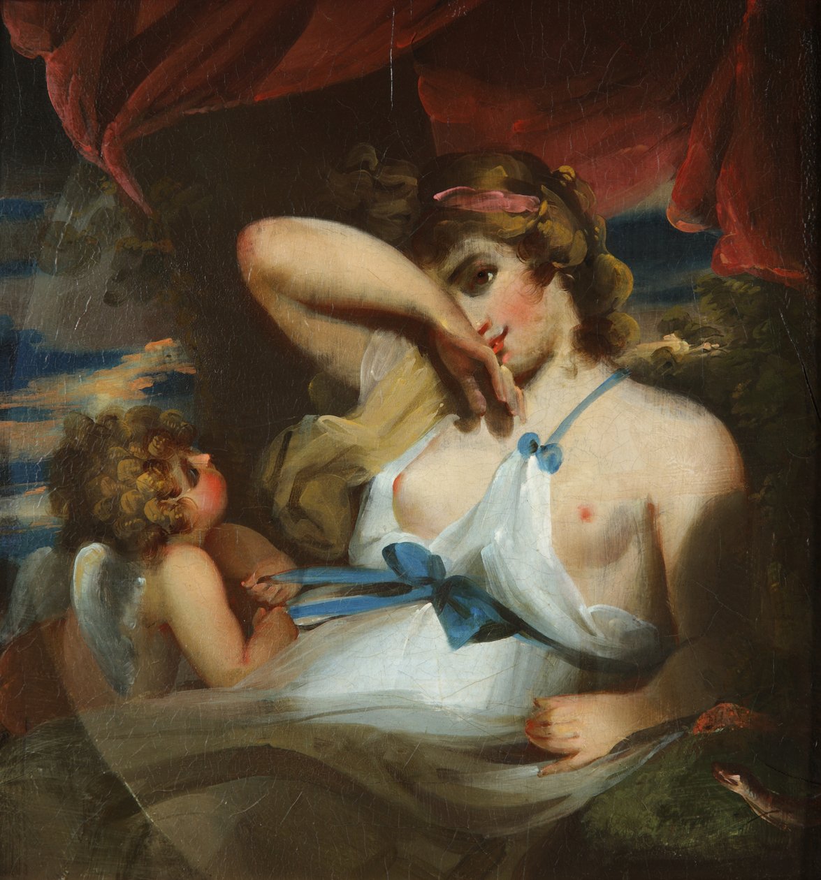 Gudinne og Amor av William Etty
