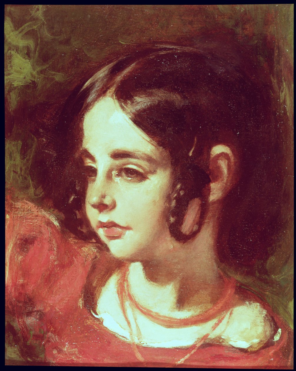 Hodet til en jente av William Etty