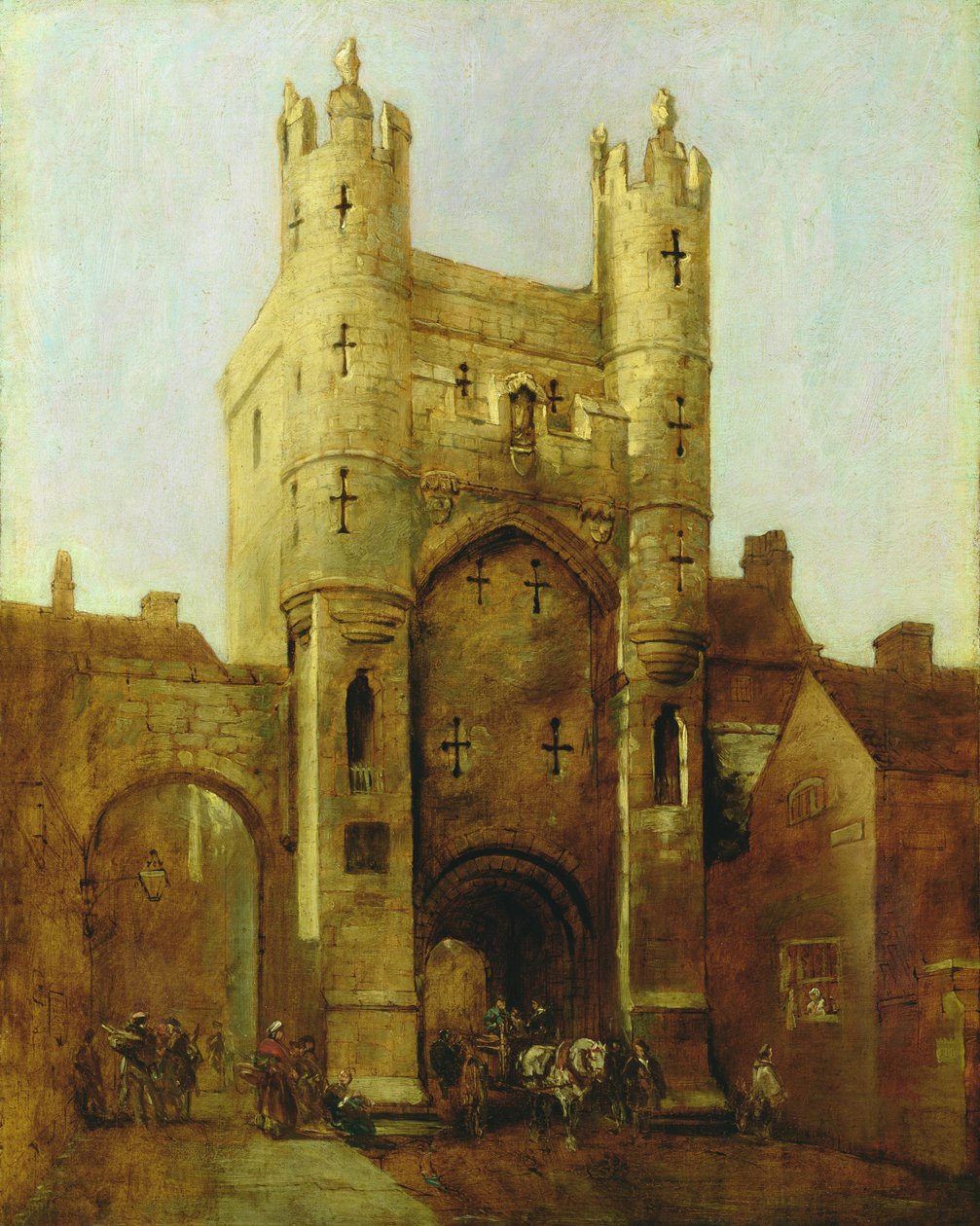 Monk Bar, York av William Etty
