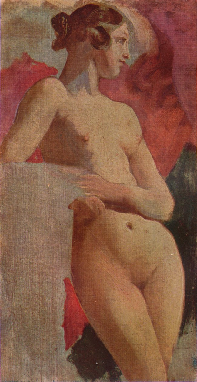 Naken, 1800-tallet 1934 av William Etty