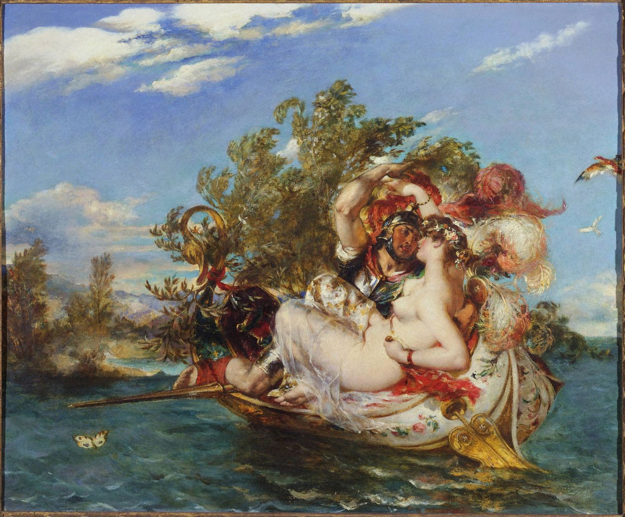 Phaedria og Cymochles av William Etty