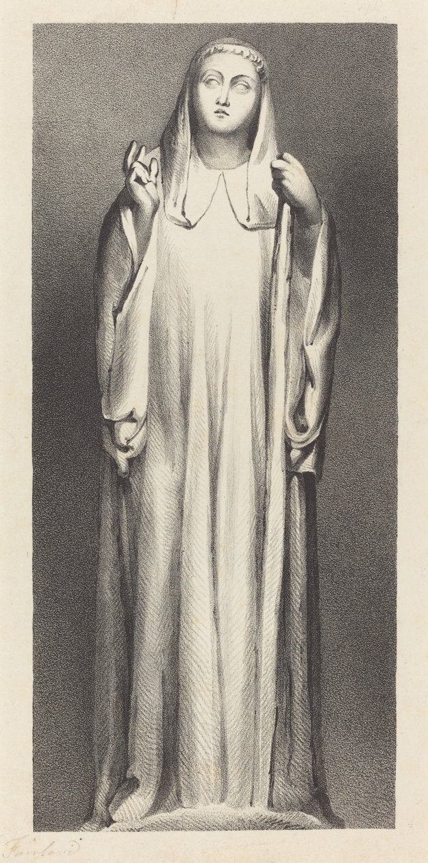 Figur fra Peterborough Cathedral av William Fairland after John Flaxman