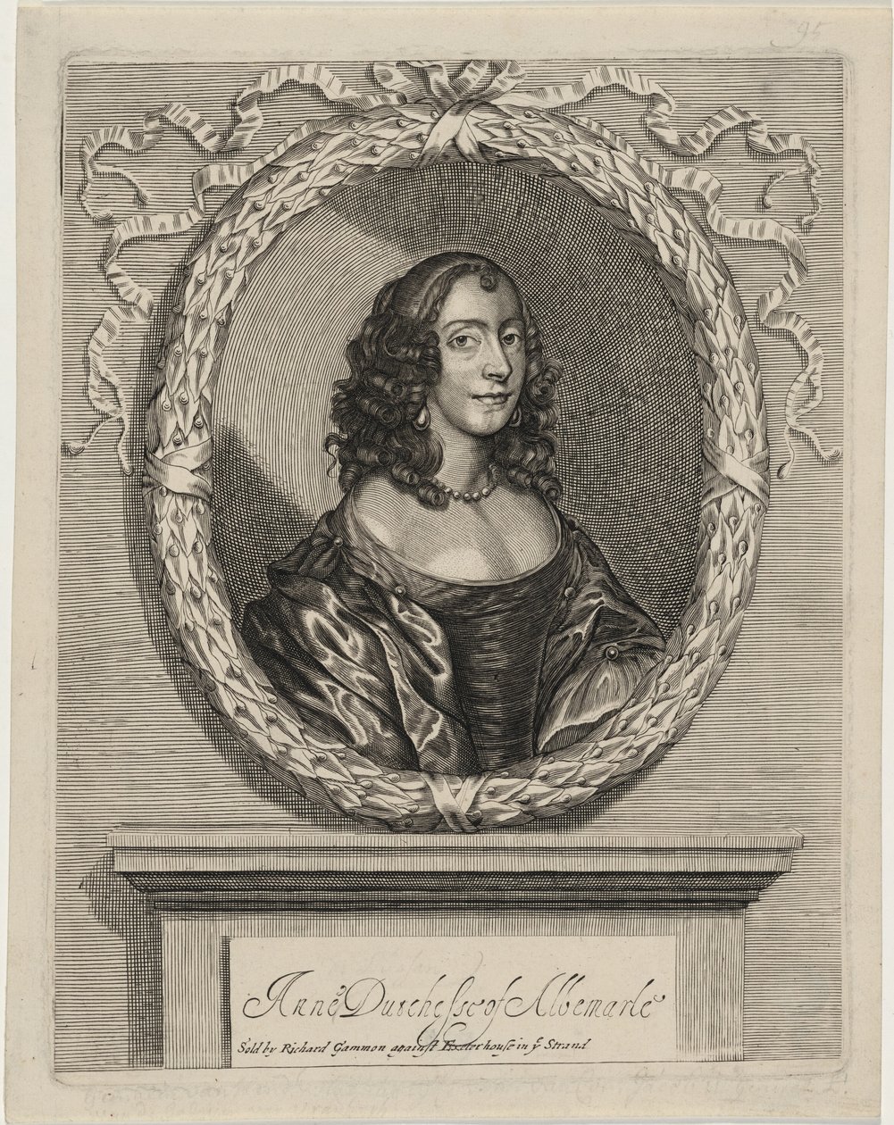 Anne, hertuginne av Albemarle av William Faithorne