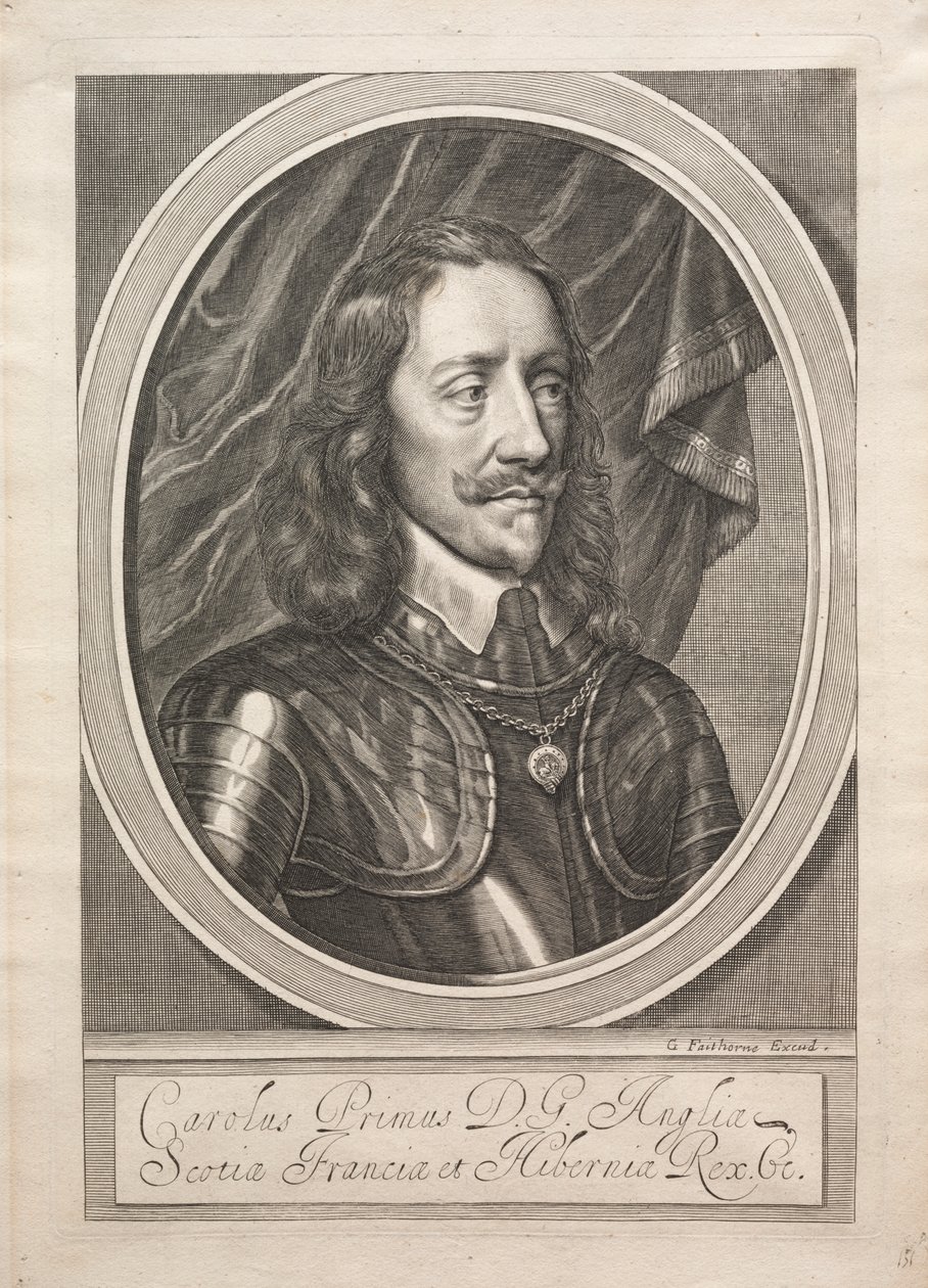Charles I av William Faithorne