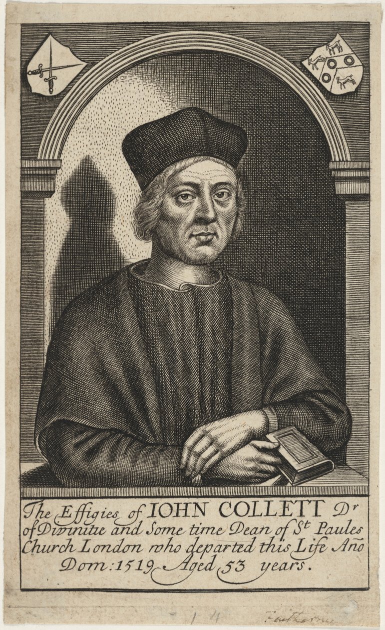 John Colet, D.D. av William Faithorne
