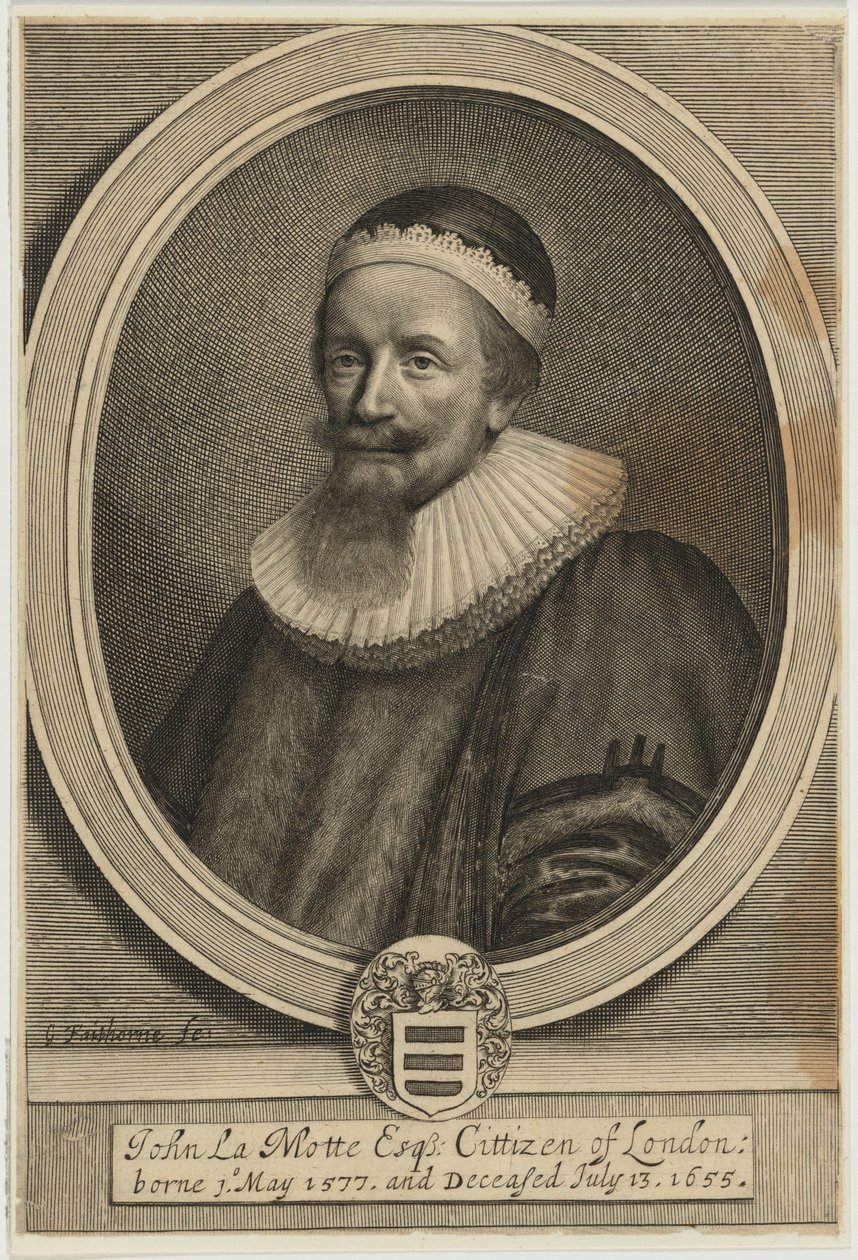 John La Motte av William Faithorne