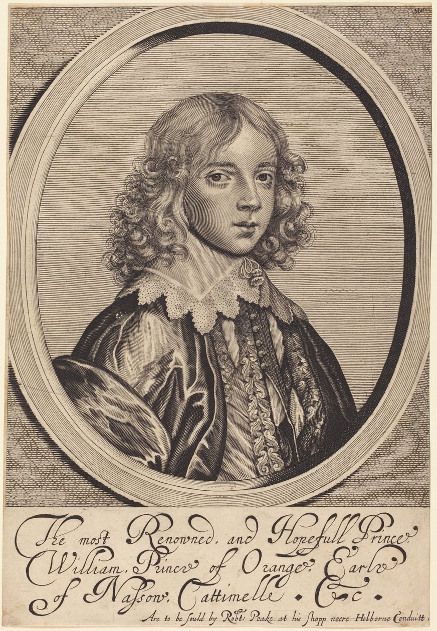 Vilhelm II, fyrste av Oranien av William Faithorne