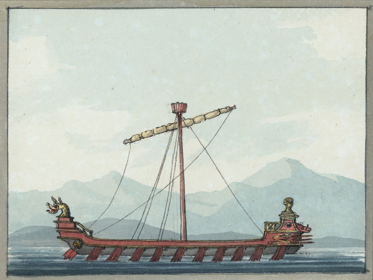 En heptereme fra Phyras, kongen av Epirus av William Ffarington