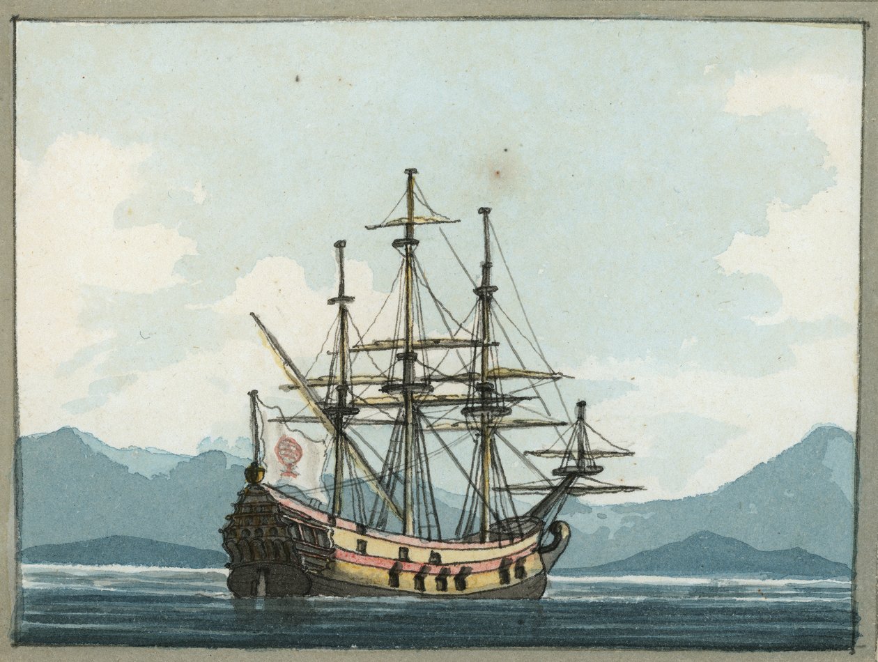 Venetiansk bysse i slaget ved Lepanto av William Ffarington