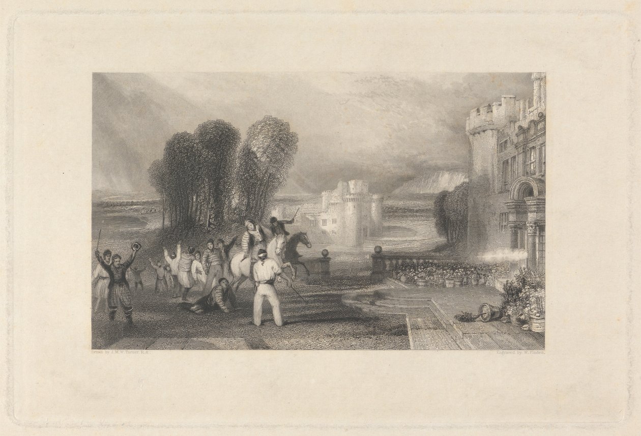 Mannering, Hazlewood og smuglere av William Finden