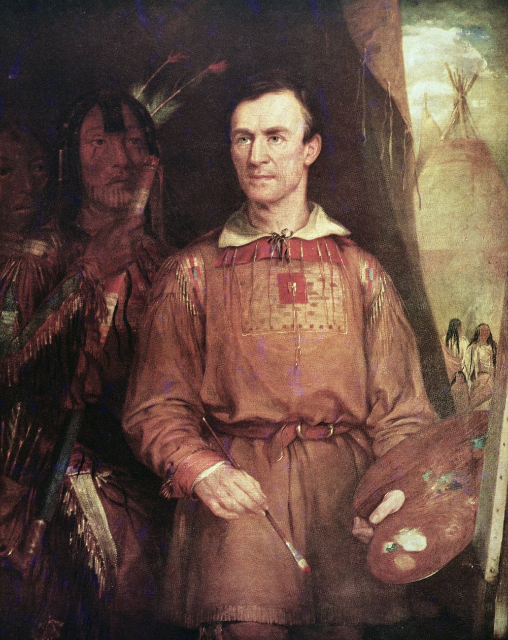 George Catlin (1798-1872) 1849 (olje på lerret) av William Fisk