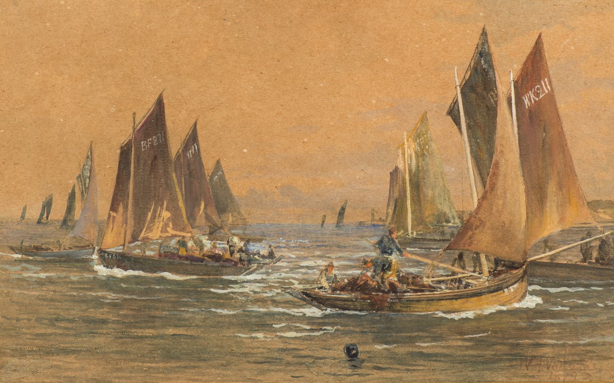 Fiskebåter av William Fleming Vallance