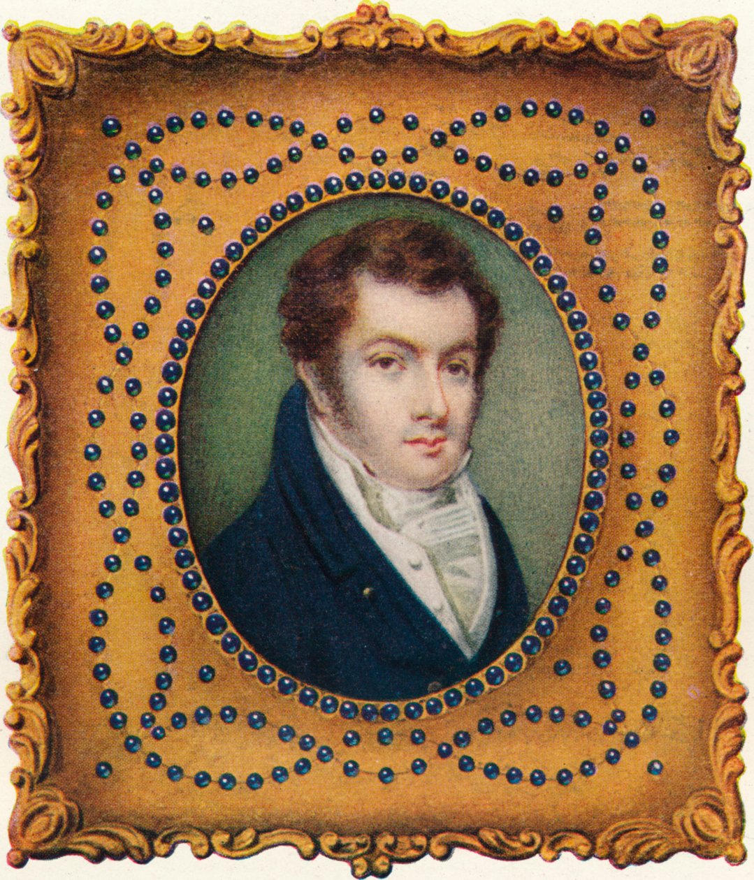 Portrett av Washington Irving, c1820 av William Foy