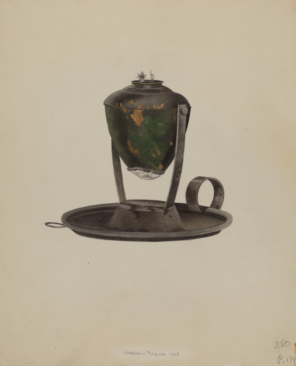 Hvalfangerlampe, 1938. av William Frank