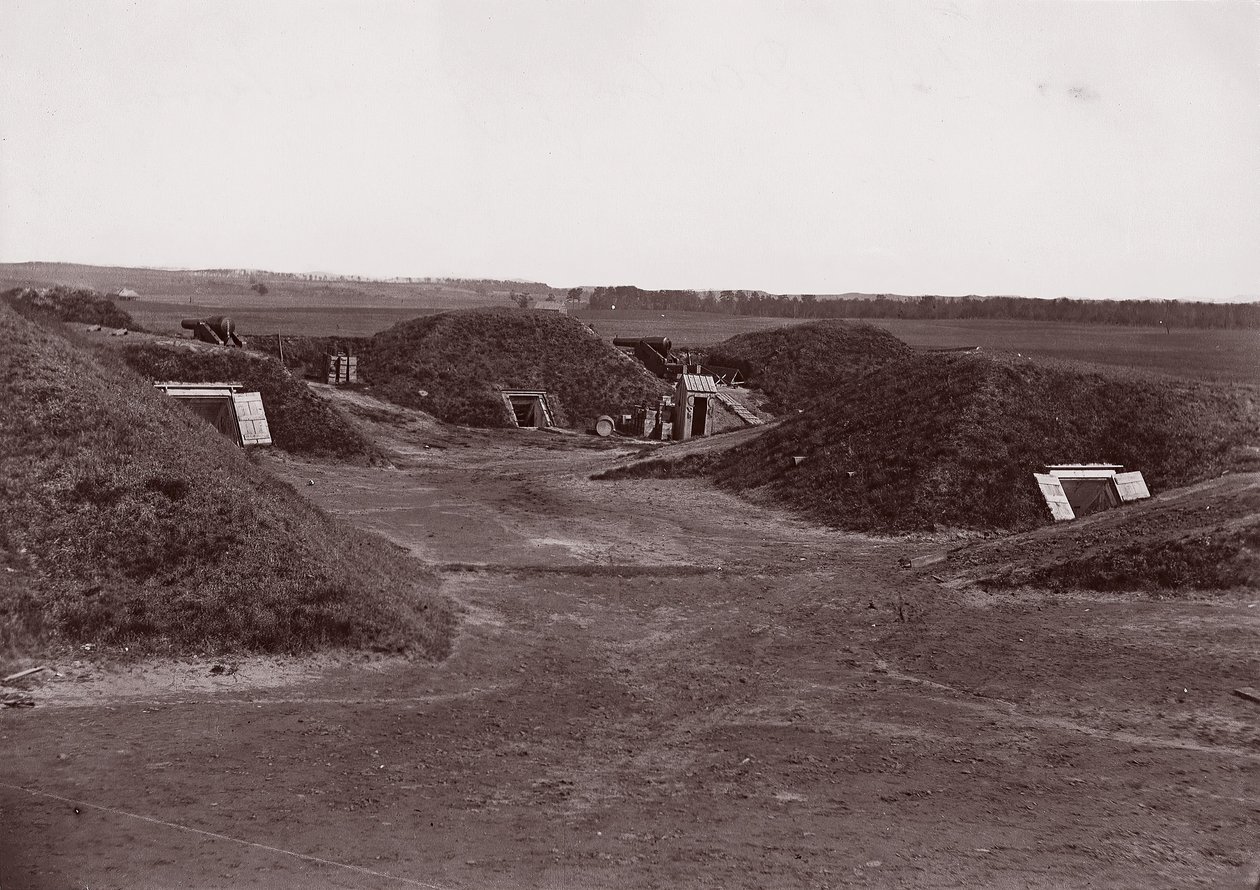 Fort Darling, James River, ca. 1865. av William Frank Browne
