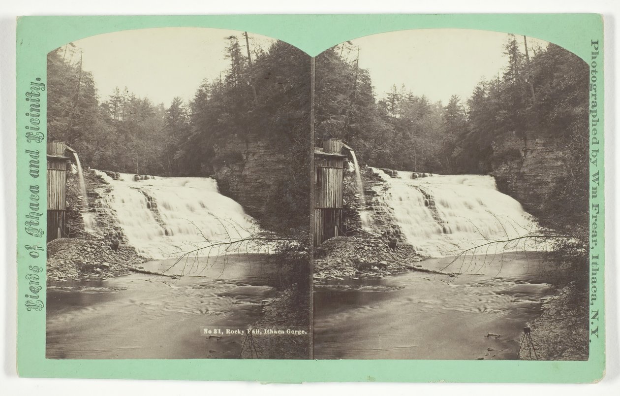 Rocky Fall, Ithaca Gorge, slutten av 1800-tallet. av William Frear