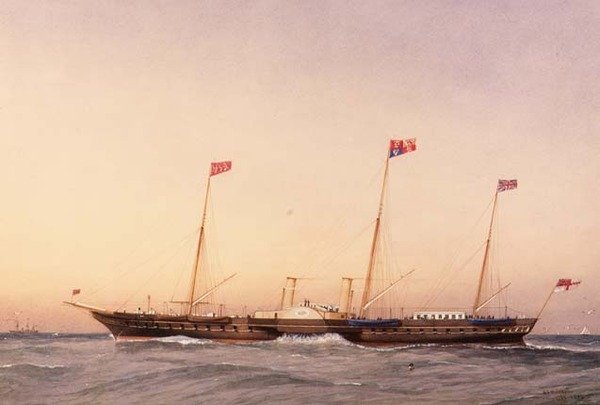 Yacht Victoria og Albert av William Frederick Mitchell
