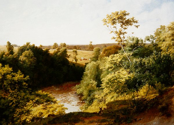 A Riverside Warren/On the Greta av William Frederick Witherington
