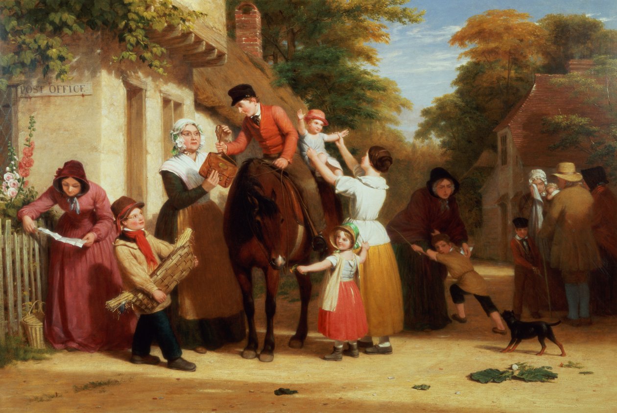 Landsbyens postkontor av William Frederick Witherington
