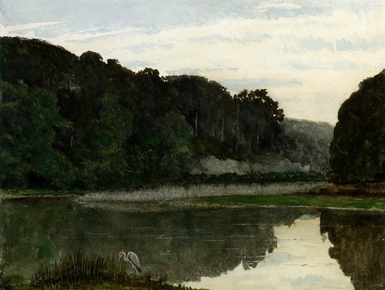 Landskap med hegre, 1868 av William Frederick Yeames