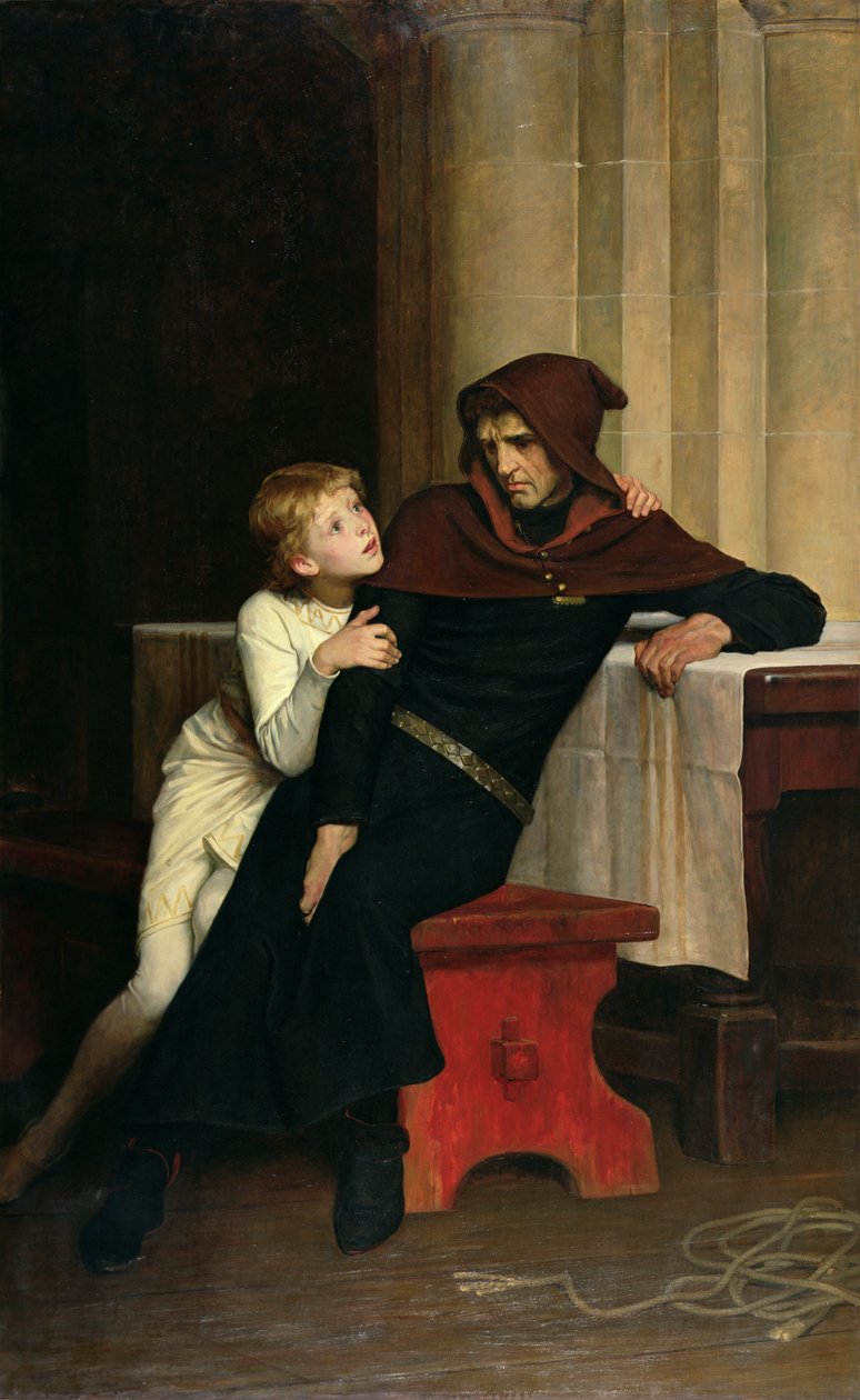 Prins Arthur og Prins Hubert av William Frederick Yeames