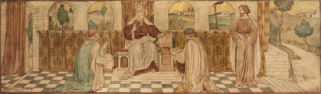 The Parable of the Talents, ca. 1884 (Olje på lerret) av William George Rich