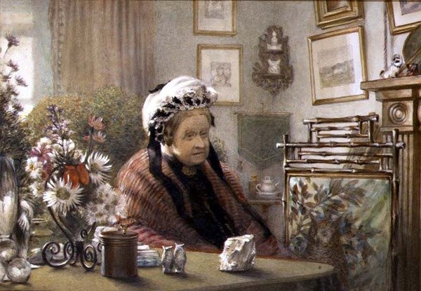 Miss Susan Beever på Thwaite av William Gersham Collingwood