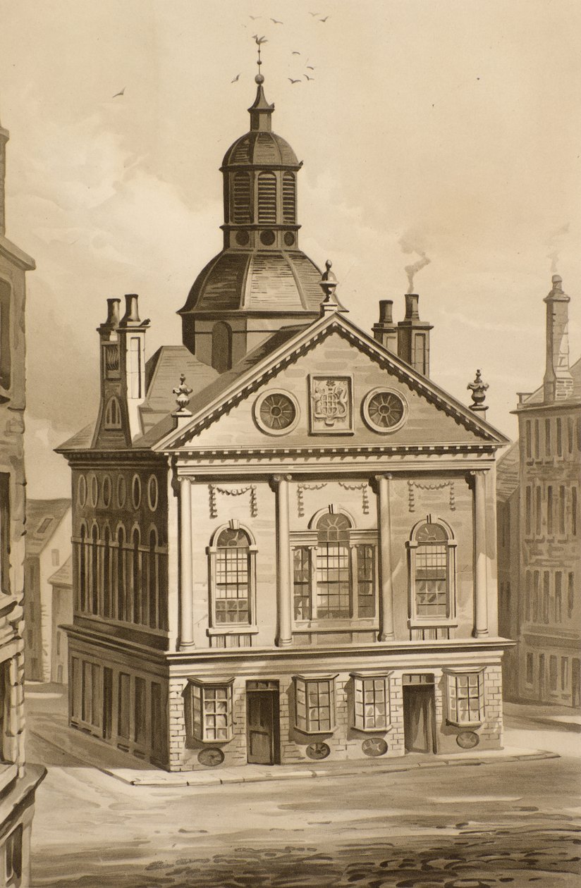 Uten tittel [Trades Hall, High Street, Dundee] (etsing) av William Gibb