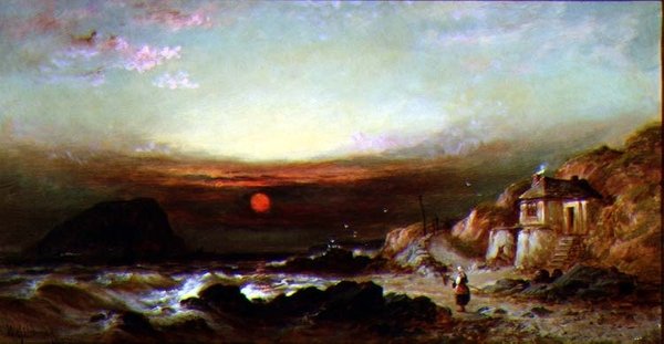 Mewstone Rock fra Wembury av William Gibbons