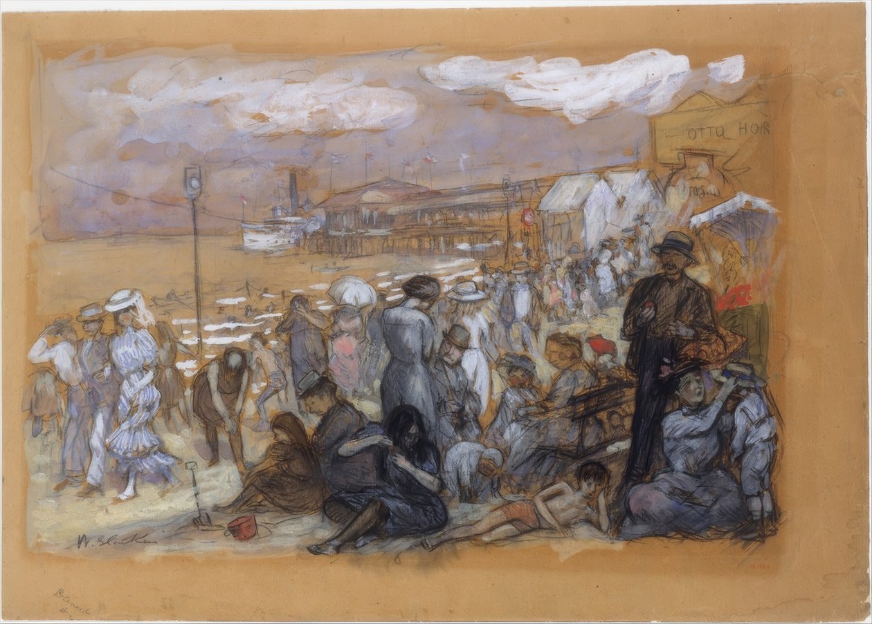 Ettermiddag på Coney Island av William Glackens