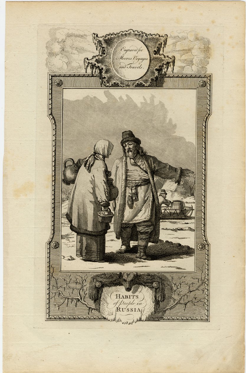 Moskovittenes vaner, ca 1730 av William Grainger