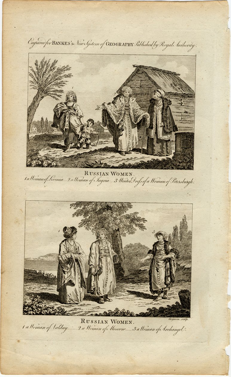 De russiske kvinnenes vaner, ca 1730 av William Grainger
