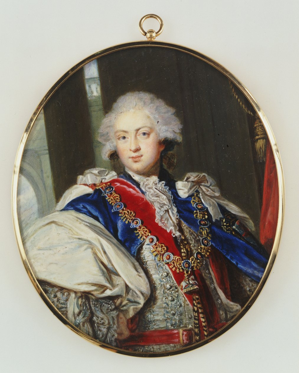 H.R.H. Frederick, Duke Of York, Three Quarter Length, Full Face, Iført Regalia Of The Order Of The Garter av William Grimaldi