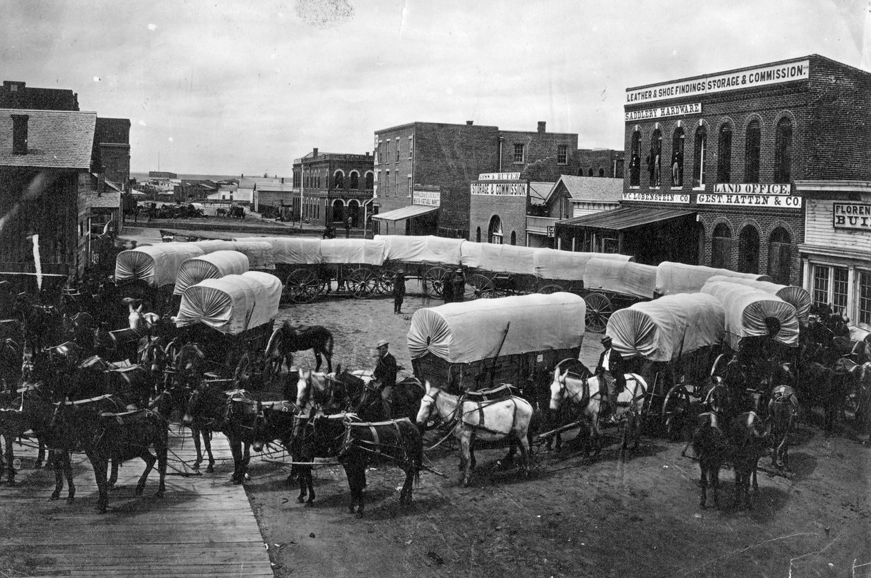 David Bruce Powers tog fra Leavenworth i Denver, 1868 av William Gunnison Chamberlain