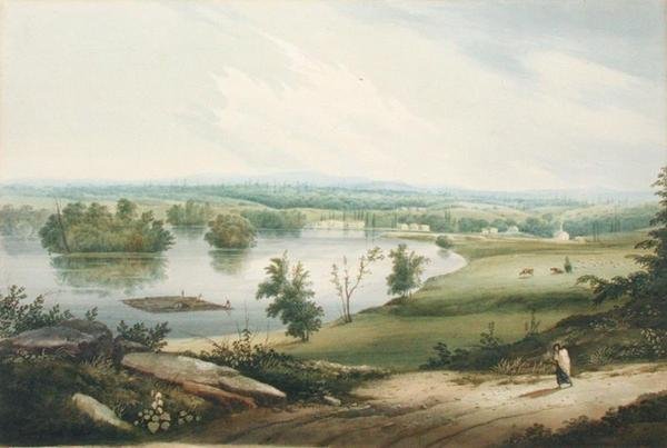 Fort Edward, New York av William Guy Wall