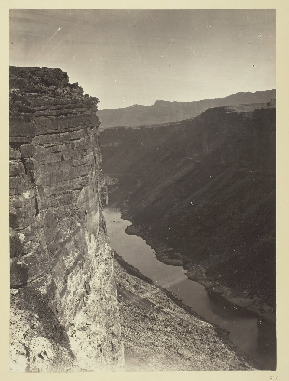Grand Cañon, Colorado River, nær Paria Creek, Looking East, 1872. av William H. Bell