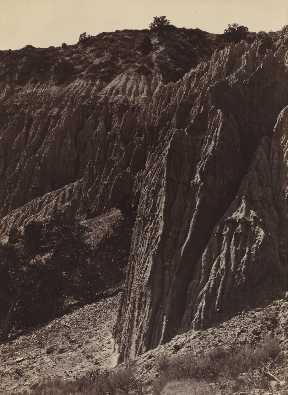 Regnskulptur, Salt Creek Canon, Utah, 1872. av William H. Bell