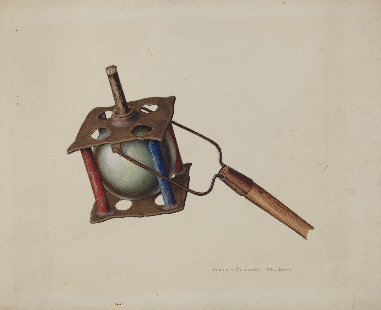 Parade Torch, ca. 1939. av William H Edwards