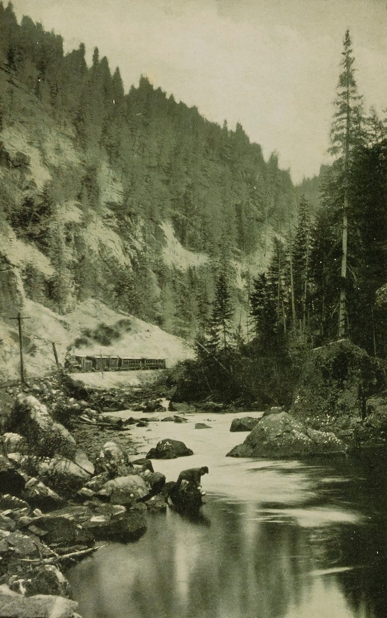 Canyonene i Colorado av William H. Jackson