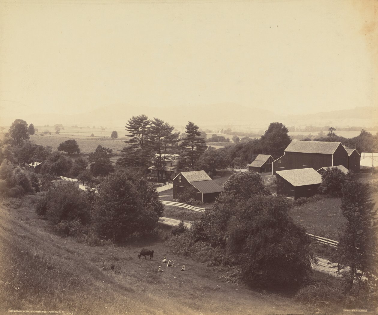 Tvers over landet fra West Portal, N.J. av William H. Rau