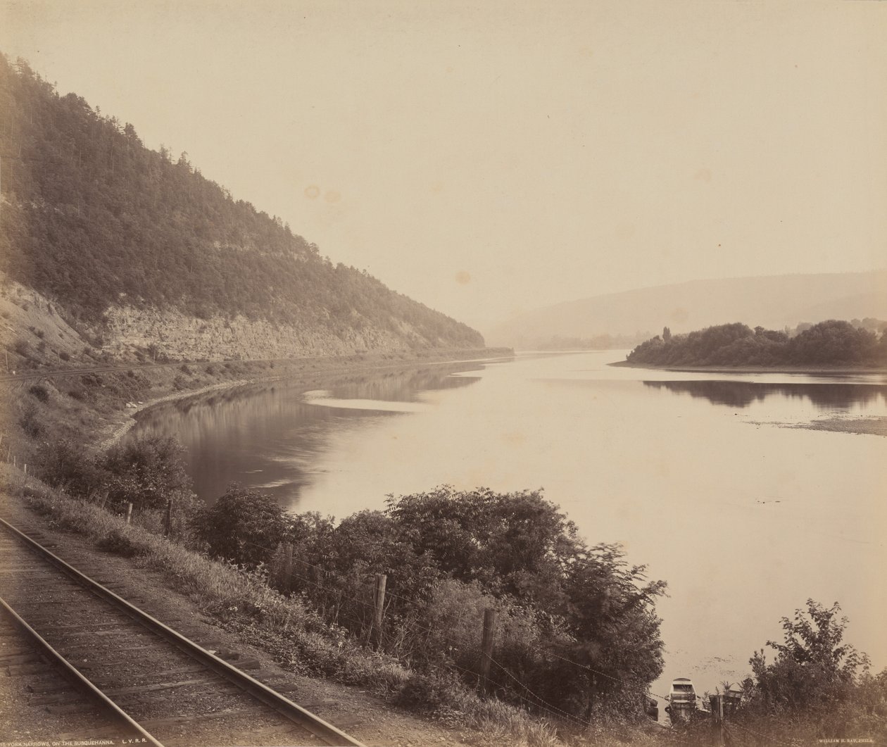 York Narrows, på Susquehanna av William H. Rau