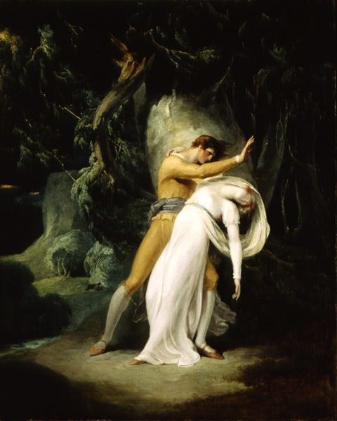 Celadon og Amelia av William Hamilton